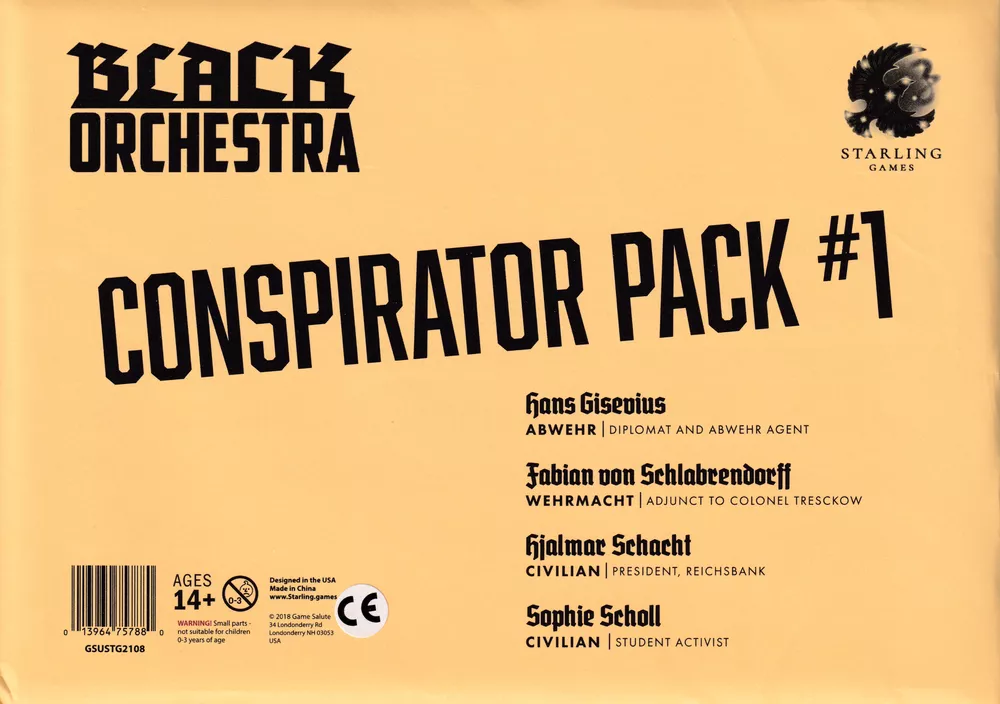 Conspirator Pack #1