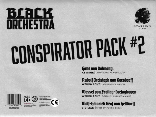 Conspirator Pack #2