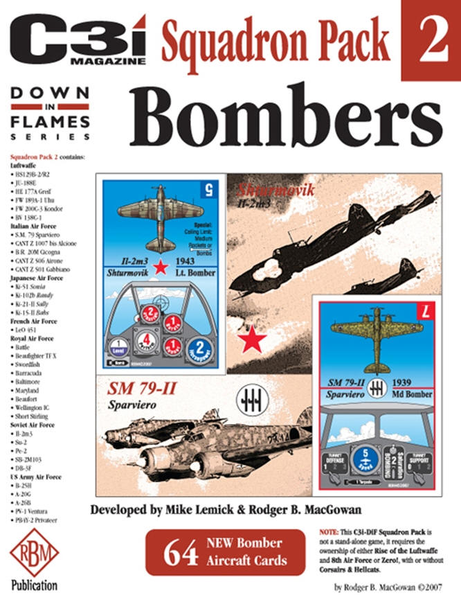 C3i #Down in Flames Squadron Pack 2 „Bombers“