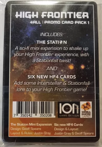 High Frontier 4 All – Promo Pack 1
