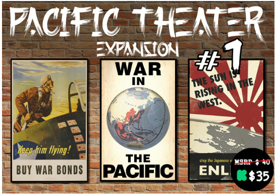 Mustang Leader Expansion #1 – Pacific Theater 1 1942-1943