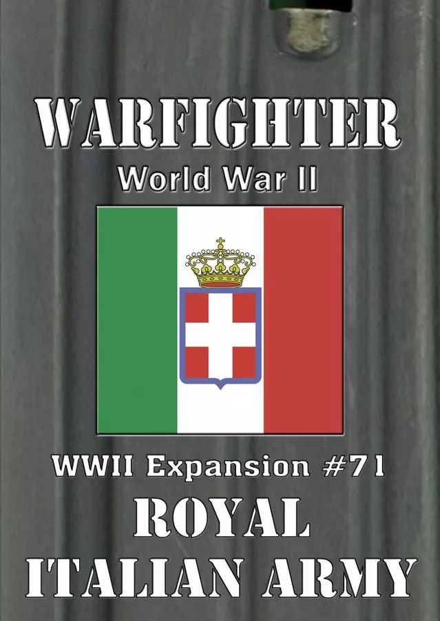 WWII Expansion #71 Royal Italian Army