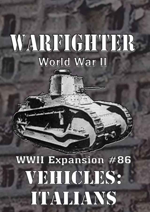 WWII Expansion #86 Vehicles: Italians