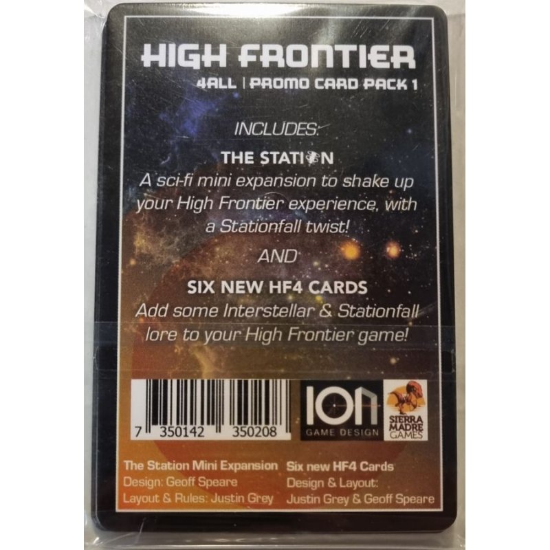 High Frontier 4 All: Promo Pack 1 – The Station Pack