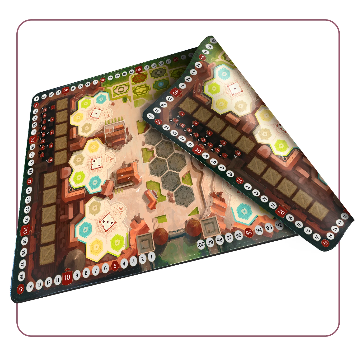 Castles of Burgundy: Playmat